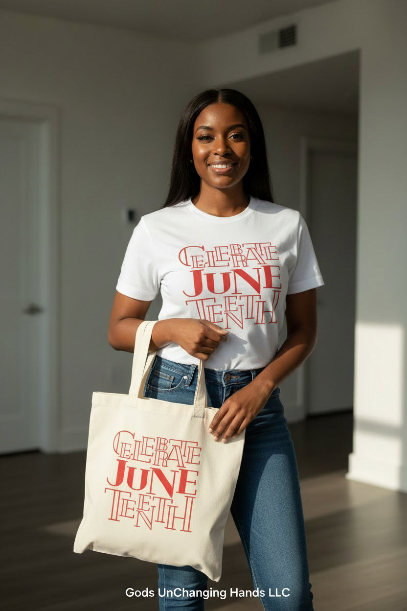 Celebrate Juneteenth Shirt & Tote Set