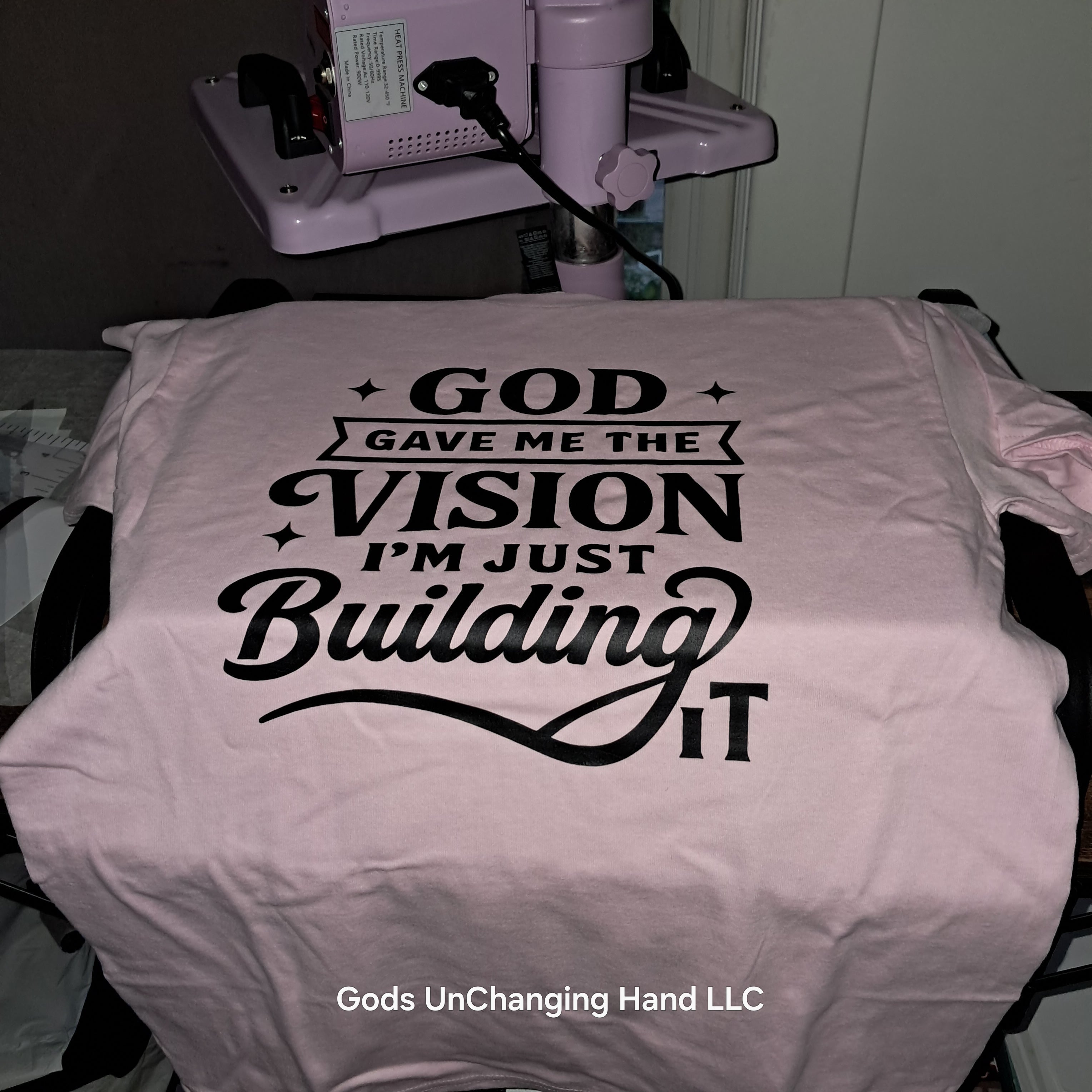 God Gave Me the Vision I'm Just Building It T-Shirt