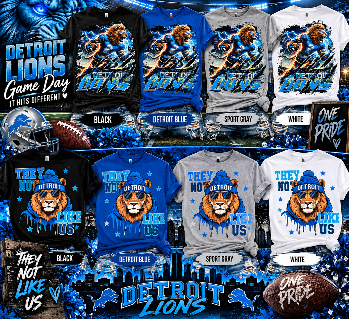 Detroit Pride Graphic T-Shirt