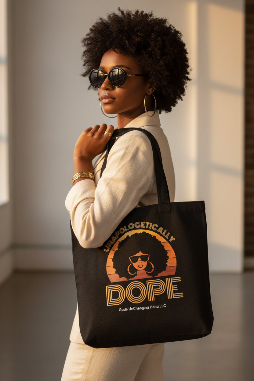 Unapologetically Dope Zipper Tote