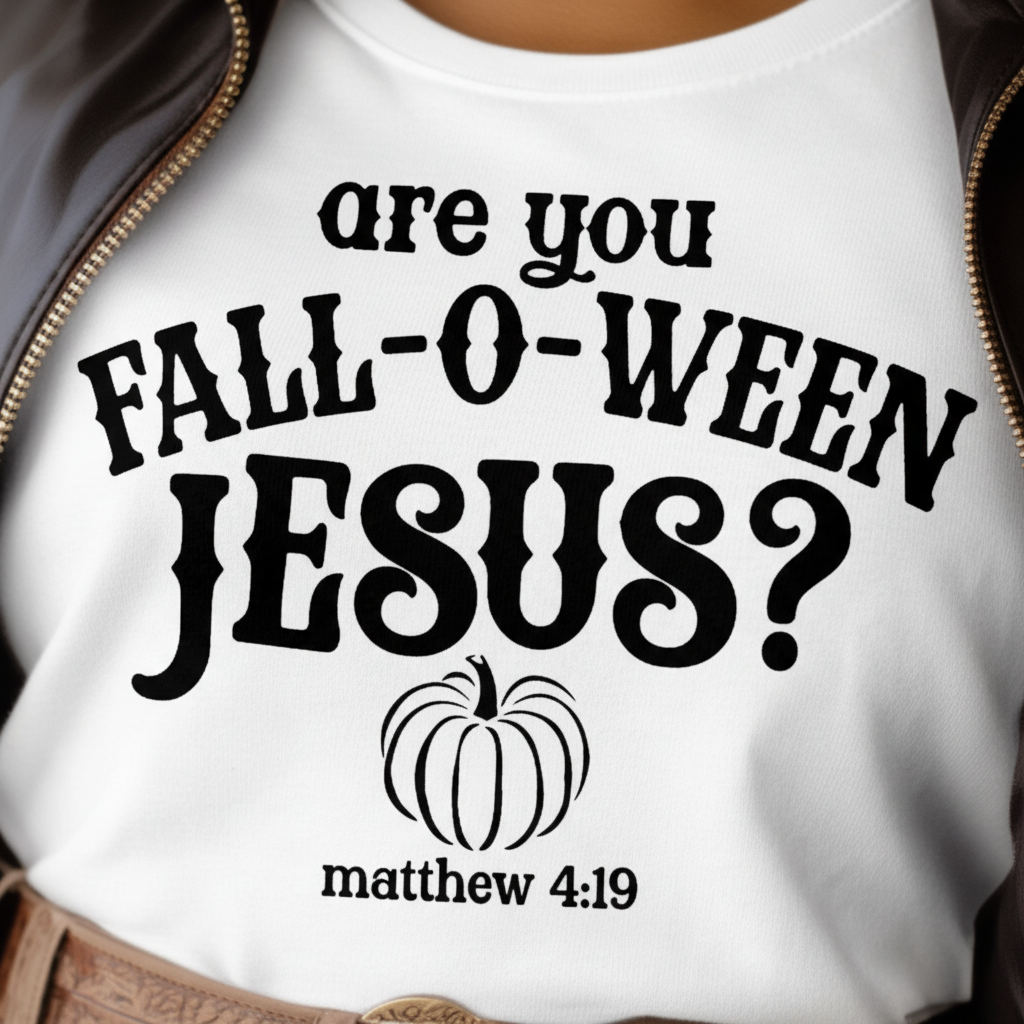 Are You Fall-O-Ween Jesus — Print Detail