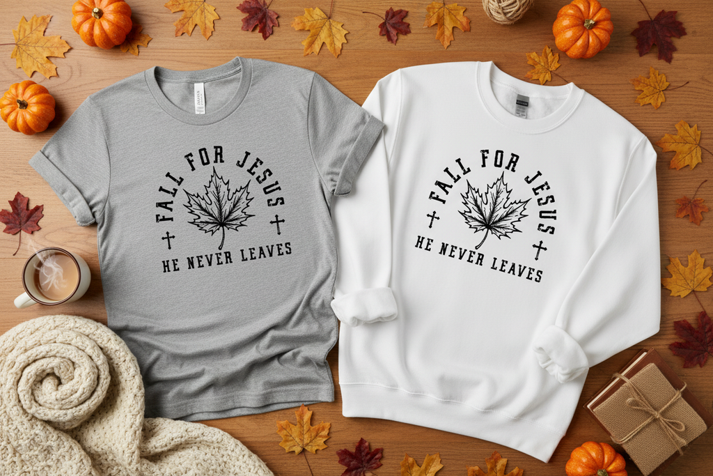 Fall For Jesus — Flat Lay