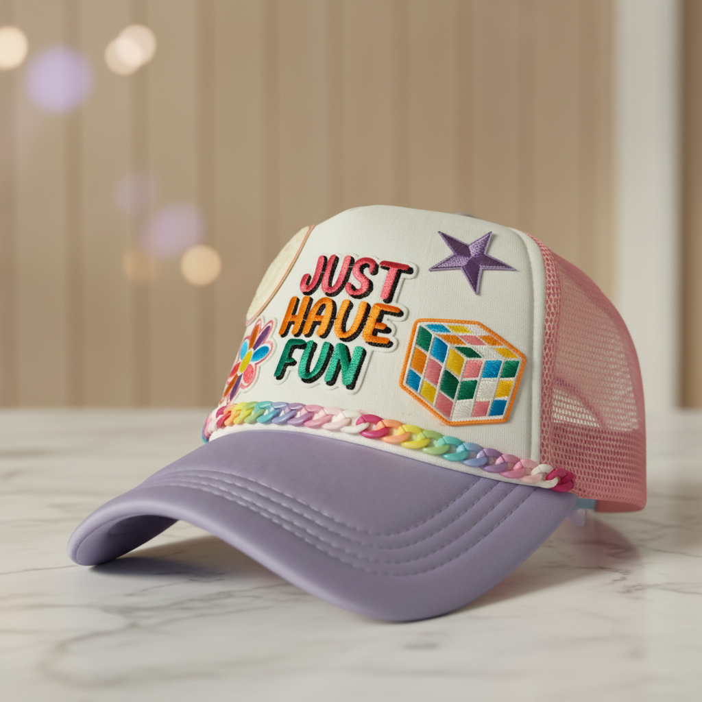 Just Have Fun hat mockup