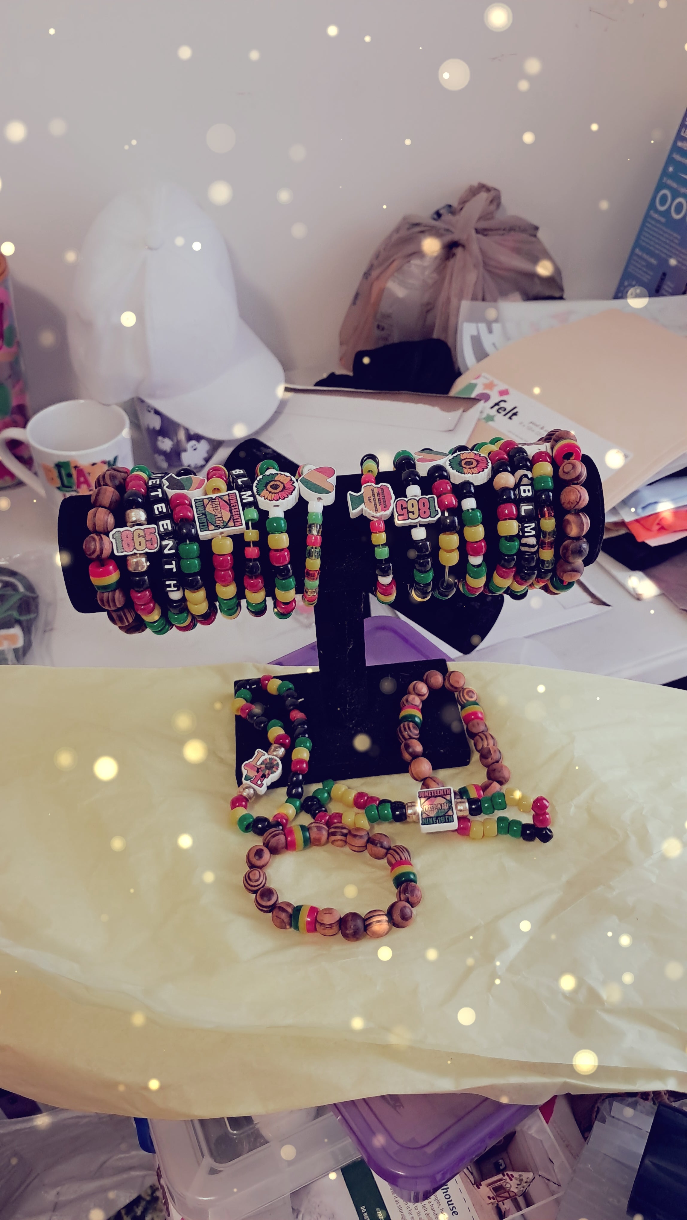 Juneteenth Beaded Bracelets