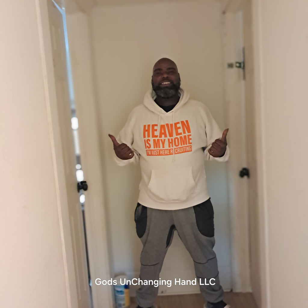 Heaven Is My Home I'm Just Here Recruiting Hoodie